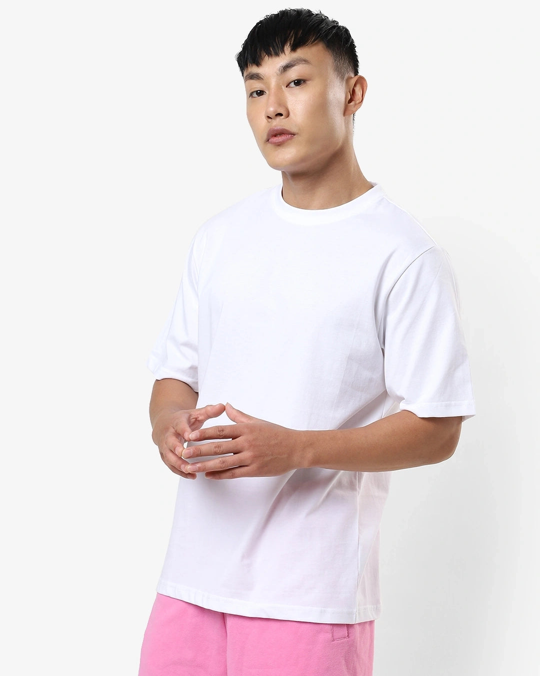Men's White Oversized T-shirt
